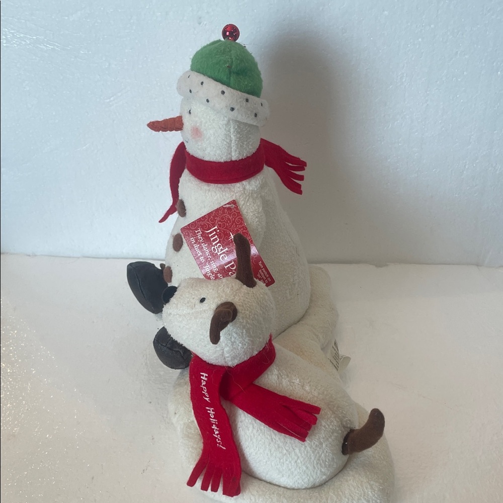 Y2K Hallmark jingle pals Snowman snow what fun dance sing bark jingle bells new - Picture 6 of 11